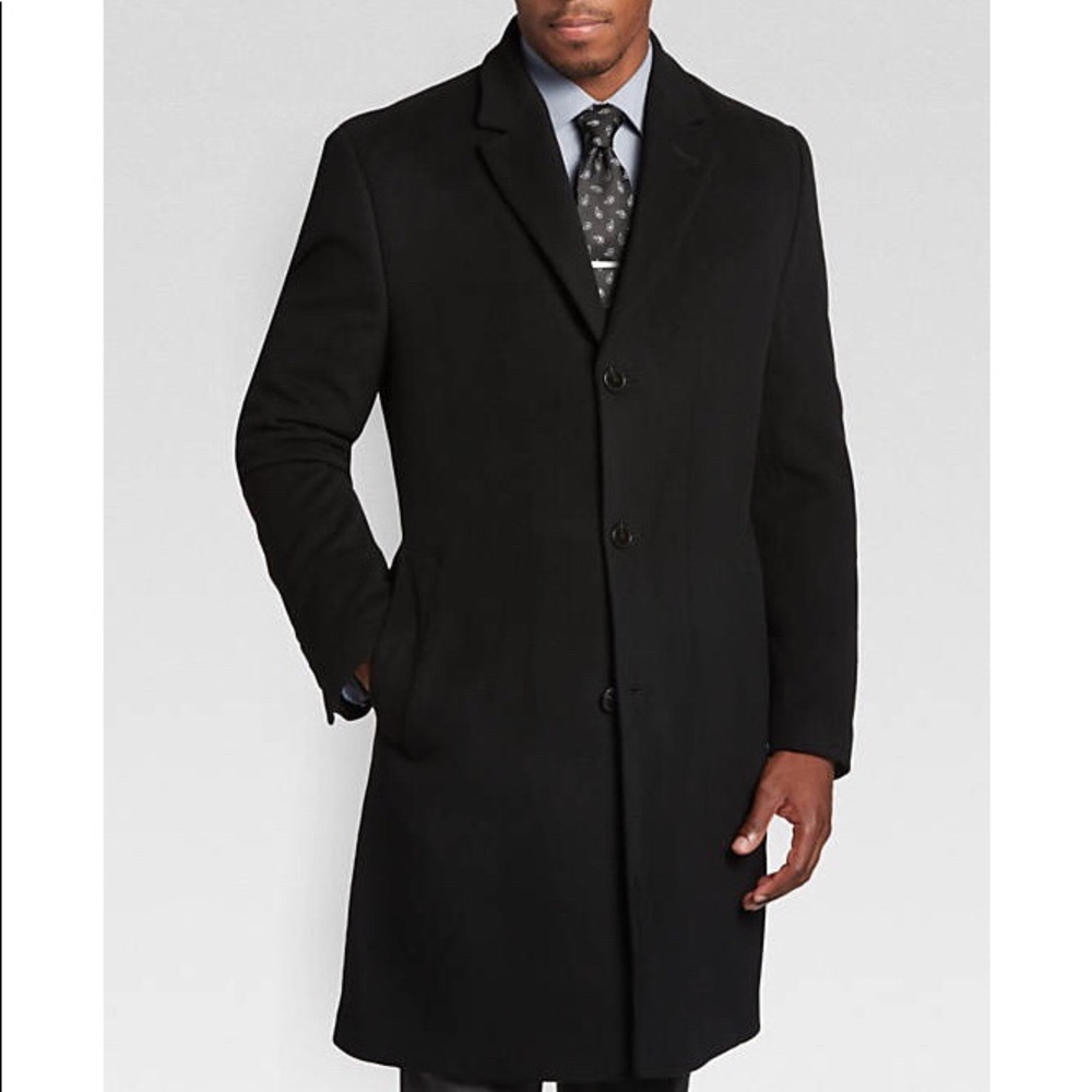 Calvin Klein modern fit 100% wool coat
